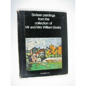 Sixteen Paintings Collection William Goetz Sotheby 1970 Catalog California